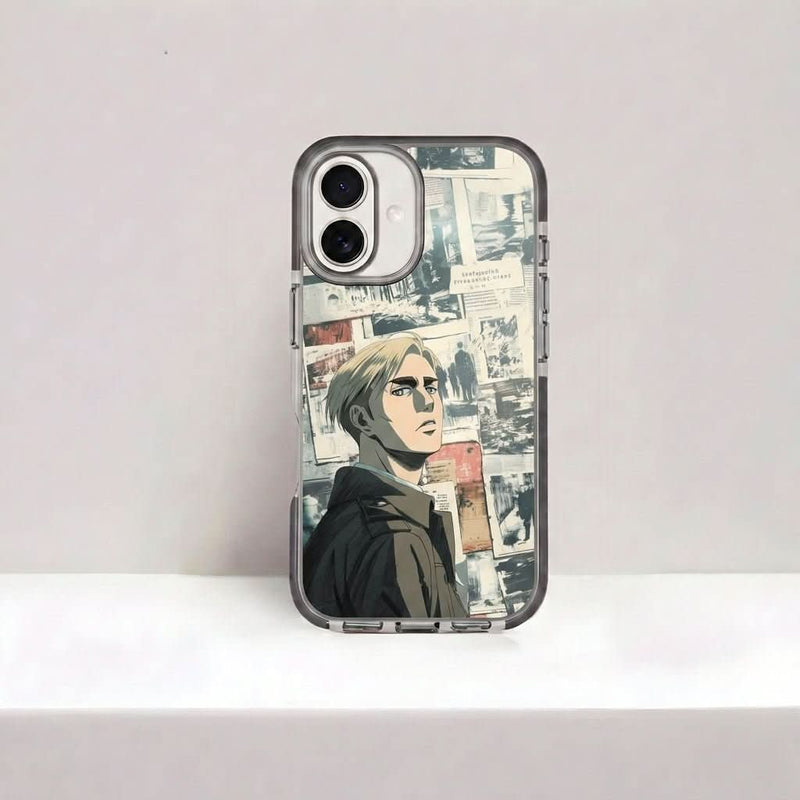Commander Erwin Grunge Poster Art AOT Custom Case CASEVA
